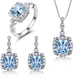 Sky Blue Topaz Jewelry Set